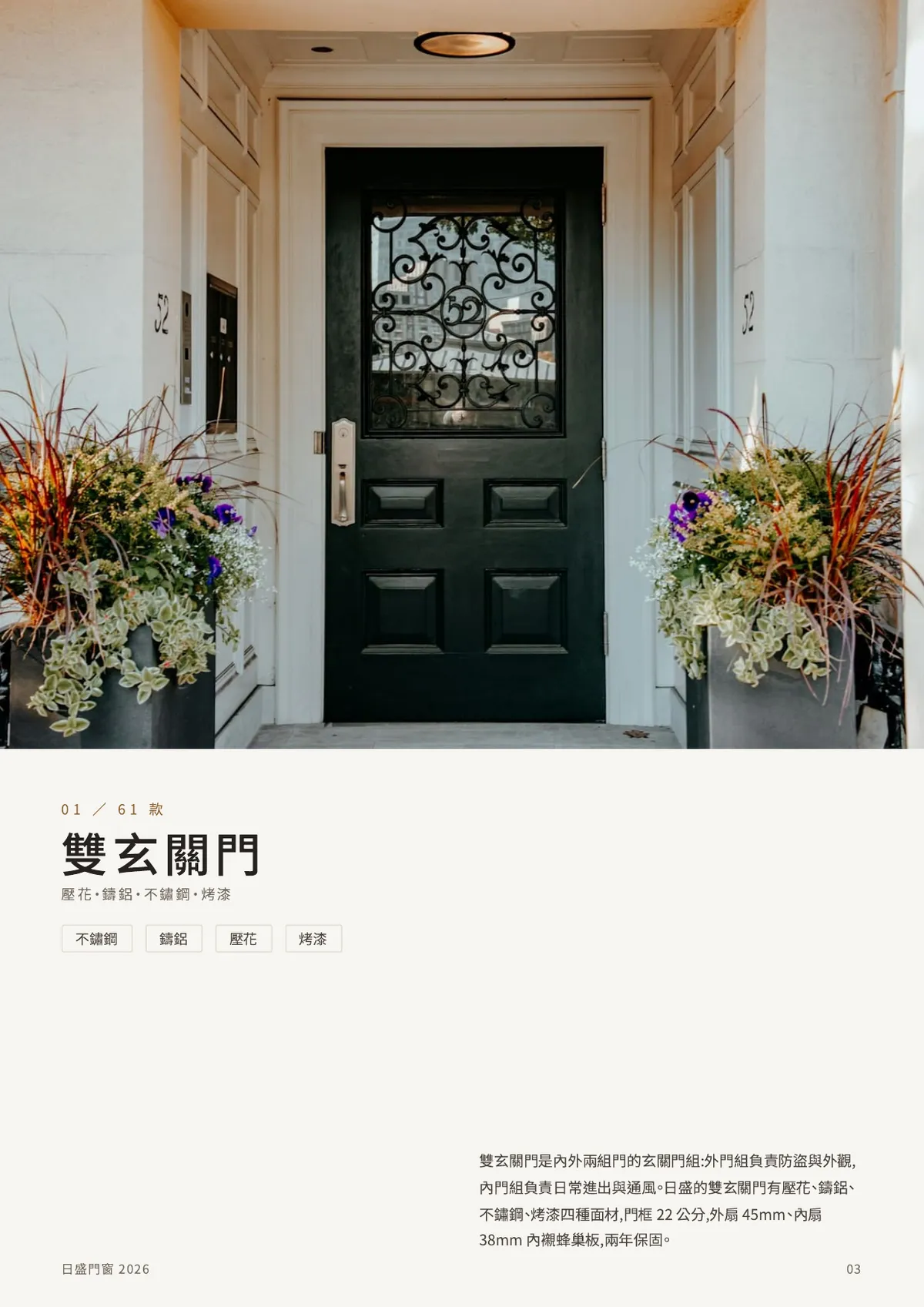 雙玄關門 分區頁,共 61 款